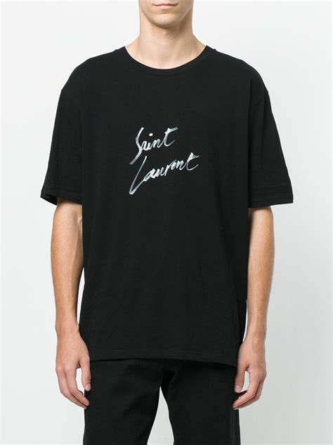 yves saint laurent oversized t shirt|saint laurent long sleeve shirt.